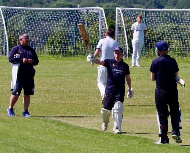 Joe Mansfield - 102 not out for Llechryd against Herbrandston